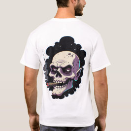 Grimmige Vampier Schedel T-shirt