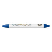 Grimmloch Geit Embleem Fantasy RPG Blauwe Inkt Pen (Voorkant)