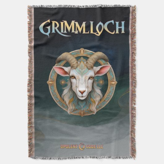 Grimmloch Geit Embleem Fantasy RPG Deken (Voorkant Verticaal)