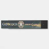 Grimmloch Geit Embleem Fantasy RPG Deurbordje (Voorkant)