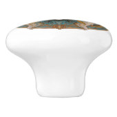 Grimmloch Geit Embleem Fantasy RPG Keramische Knop (Zijkant)