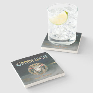 Grimmloch Geit Embleem Fantasy RPG Stenen Onderzetter