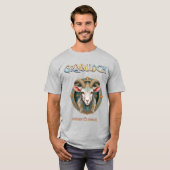 Grimmloch Geit Embleem Fantasy RPG T-shirt (Voorkant volledig)