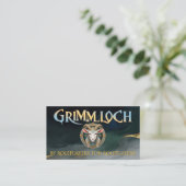 Grimmloch Geit Embleem Fantasy RPG Visitekaartje (Staand voorkant)