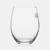 Grimmloch Geit Embleem Fantasy RPG Wijnglas Zonder Voet (Rechts)