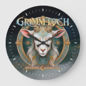 Grimmloch Geitembleem Fantasy RPG Grote Klok (Voorkant)