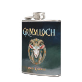 Grimmloch Geitembleem Fantasy RPG Heupfles (Links)
