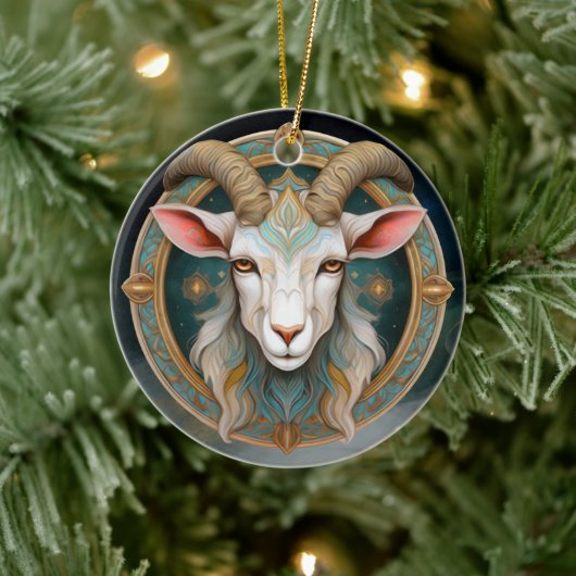 Grimmloch Geitembleem Fantasy RPG Keramisch Ornament (Boom)