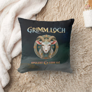 Grimmloch Geitembleem Fantasy RPG Kussen