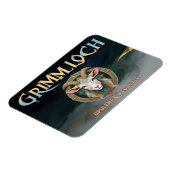 Grimmloch Geitembleem Fantasy RPG Magneet (Linkerzijde)