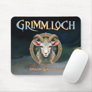 Grimmloch Geitembleem Fantasy RPG Muismat