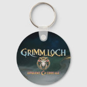Grimmloch Geitembleem Fantasy RPG Sleutelhanger (Achterkant)