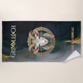Grimmloch Geitembleem Fantasy RPG Strandlaken (Voorkant)