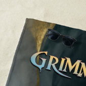 Grimmloch Geitembleem Fantasy RPG Strandlaken (In situ)