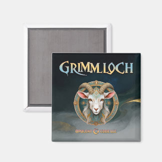 Grimmloch Goat Emblem Fantasy RPG Magneet