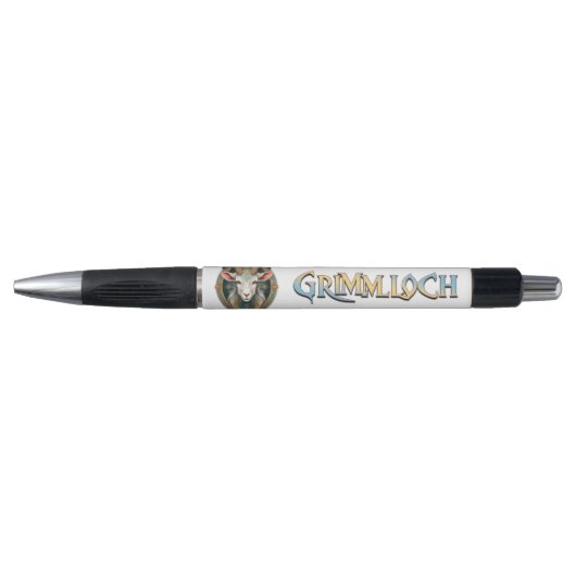 Grimmloch Goat Emblem Fantasy RPG Pen (Voorkant)