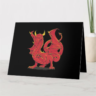 Grimmy Red Dragon Chinese Red Kaart