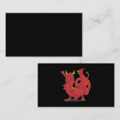 Grimmy Red Dragon Chinese Red Visitekaartje (Voorkant / Achterkant)