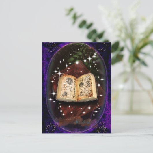 Grimoire-briefkaart Briefkaart (Staand voorkant)