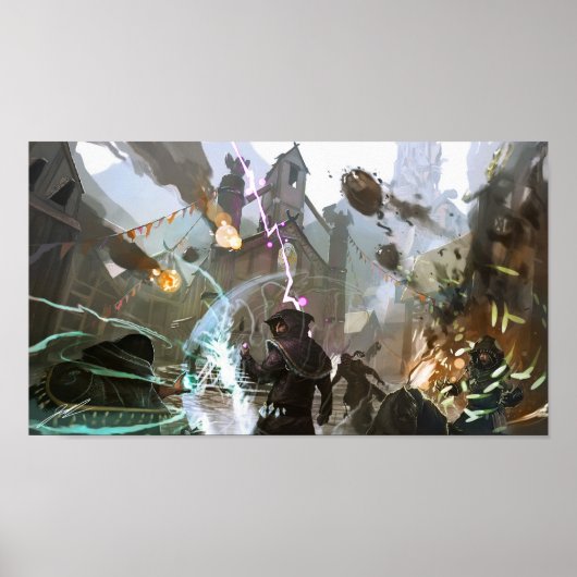 Grimoire: Manastorm Concept Art - kerkelijke strij Poster (Voorkant)