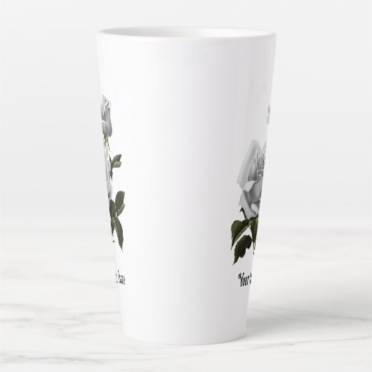 Grimoire White Rose Latte Mok (Voorkant)