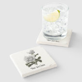 Grimoire White Rose Stenen Onderzetter (Zijkant)