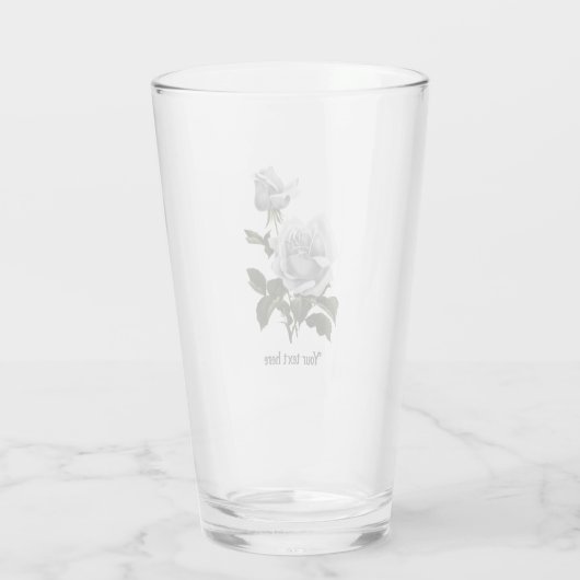 Grimoire Witte Roos Glas (Achterkant)