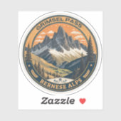 Grimselpas: Zwitserlands wandelende Alpenweg Sticker (Vel)