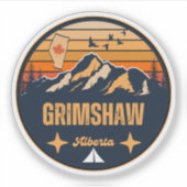 Grimshaw, Alberta Sticker (Voorkant)