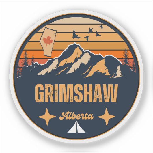 Grimshaw, Alberta Sticker (Voorkant)