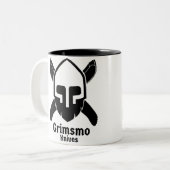 Grimsmo Knives Coffee Cup! Tweekleurige Koffiemok (Voorkant links)