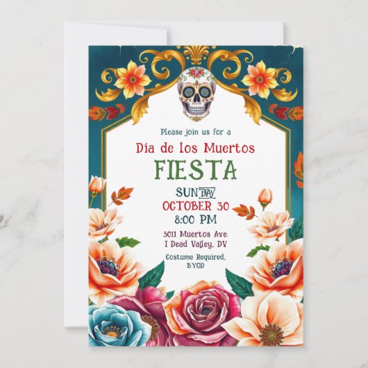 💀🎉Grin and Garlanda Kaart (Voorkant)