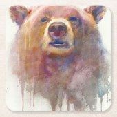 "Grin & Bear it" Kartonnen Onderzetters (Voorkant)