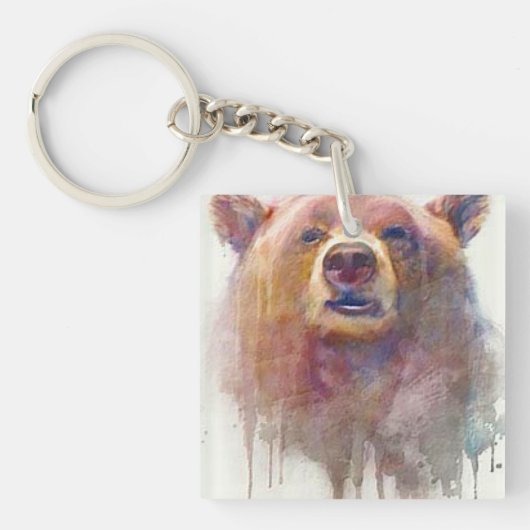 "Grin & Bear it" Sleutelhanger (voorkant)