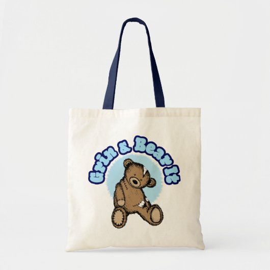 Grin & Bear It Tote Bag (Voorkant)