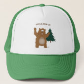 Grin & Beer IT Trucker Hat Pet (Voorkant)