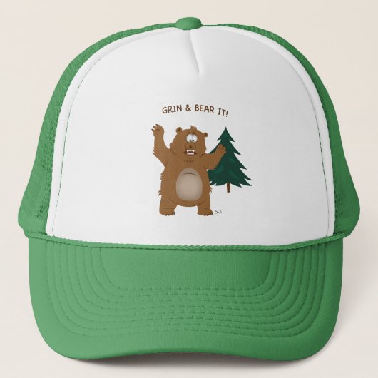 Grin & Beer IT Trucker Hat Trucker Pet (Voorkant)