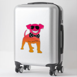 GRIN EN BEER HET STICKER