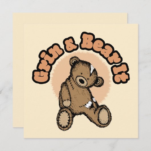 Grin en Beer it (Voorkant / Achterkant)