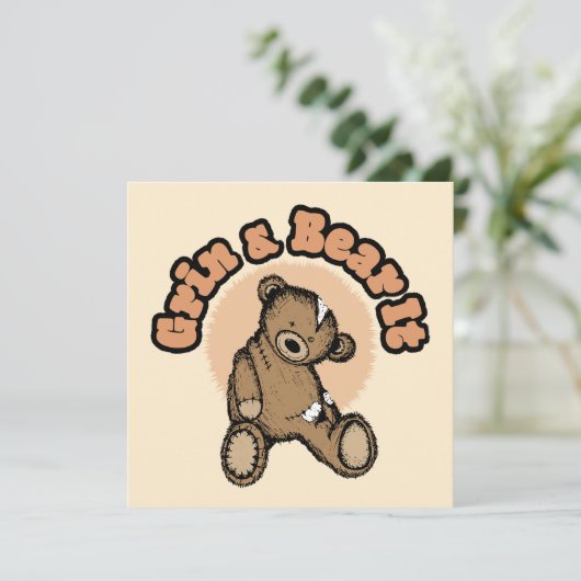 Grin en Beer it (Staand voorkant)