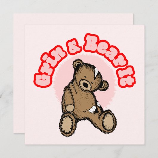 Grin en Beer it (Voorkant / Achterkant)