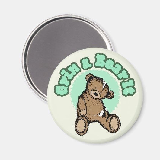 Grin en Beer it Magneet (Voorkant / Achterkant)