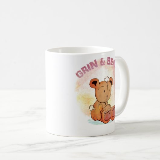 grin en beer it mok (Voorkant rechts)