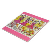 Grin en Dance, het is voorbij Tegeltje (Zijkant)