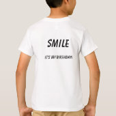 Grin Face met Rode ballonnen T-shirt (Achterkant)