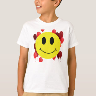 Grin Face met Rode ballonnen T-shirt