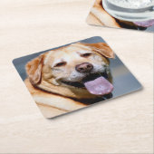 Grin Kartonnen Onderzetters (Schuin)