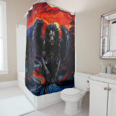 Grin Protocol 80x60 rasta griffioen 002 Douchegordijn (In situ)