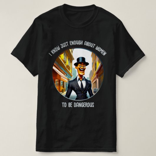 Grin Protocol een beetje gevaarlijk 001 T-shirt (Design voorkant)
