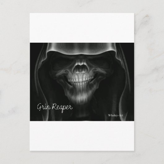 Grin Reaper Briefkaart (Voorkant)